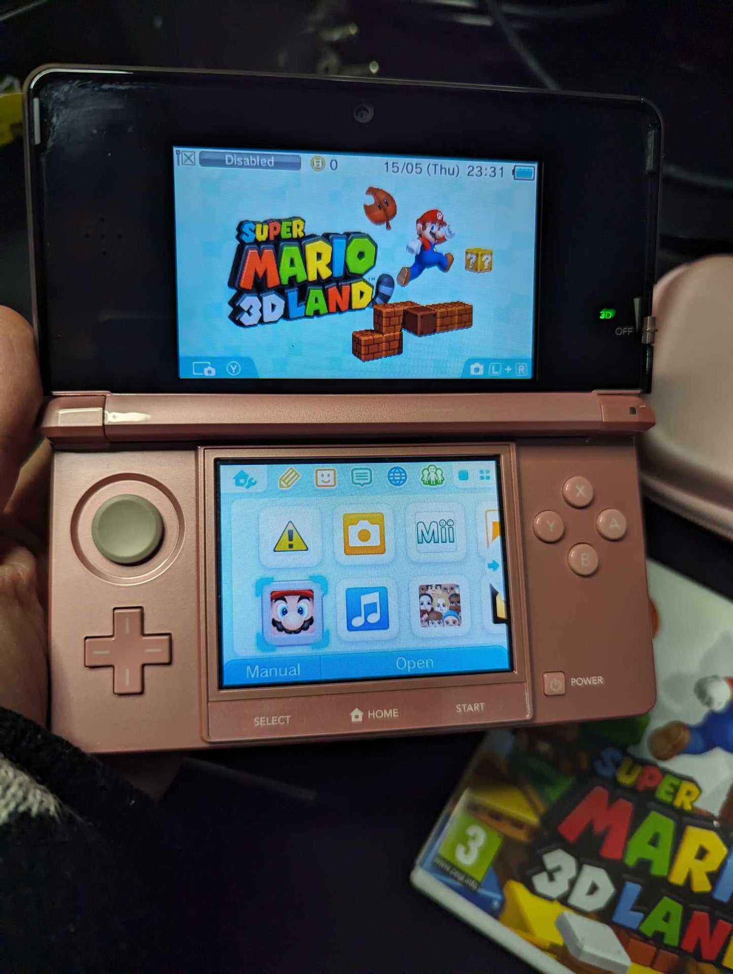 Nintendo 3DS PINK + Mario 3D World
