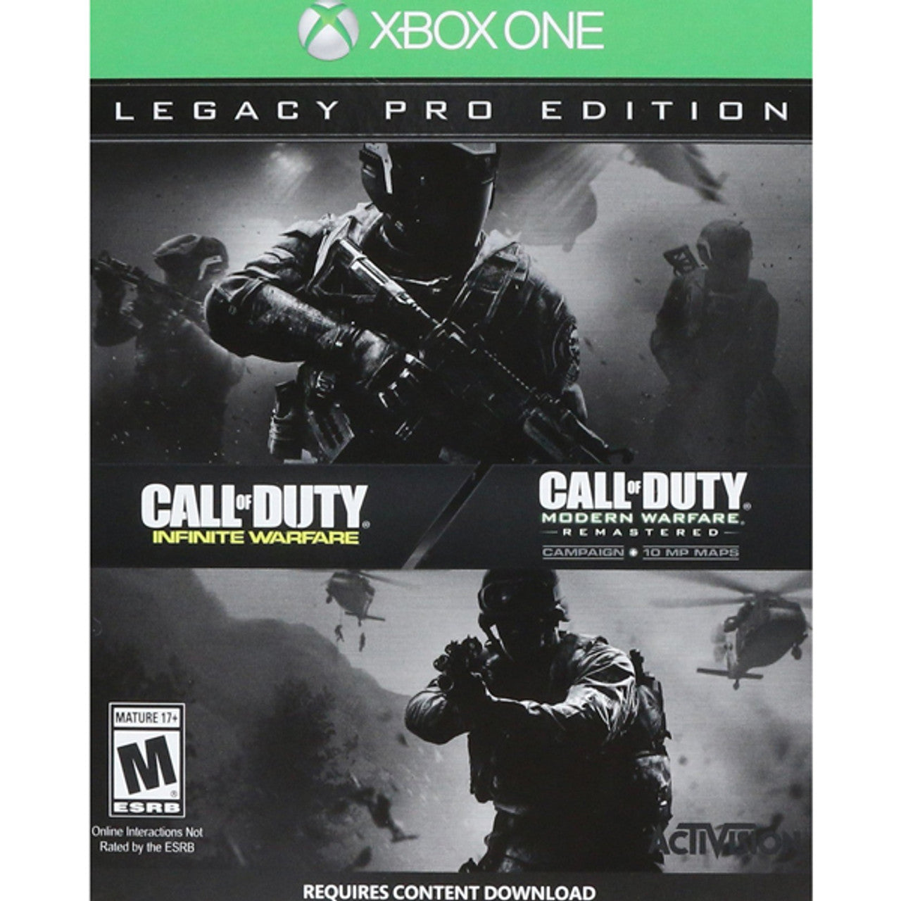 Xbox One - Call Of Duty Infinite warfare + modern warfare remastered (steelbook)