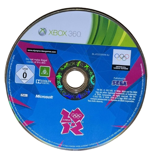 Xbox 360 ორიგინალი დისკები ყუთების გარეშე