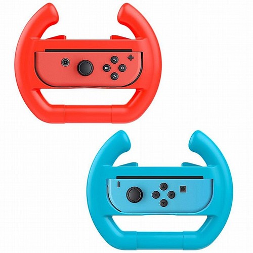 Nintendo Switch - Joy Con Wheel Pair + grips