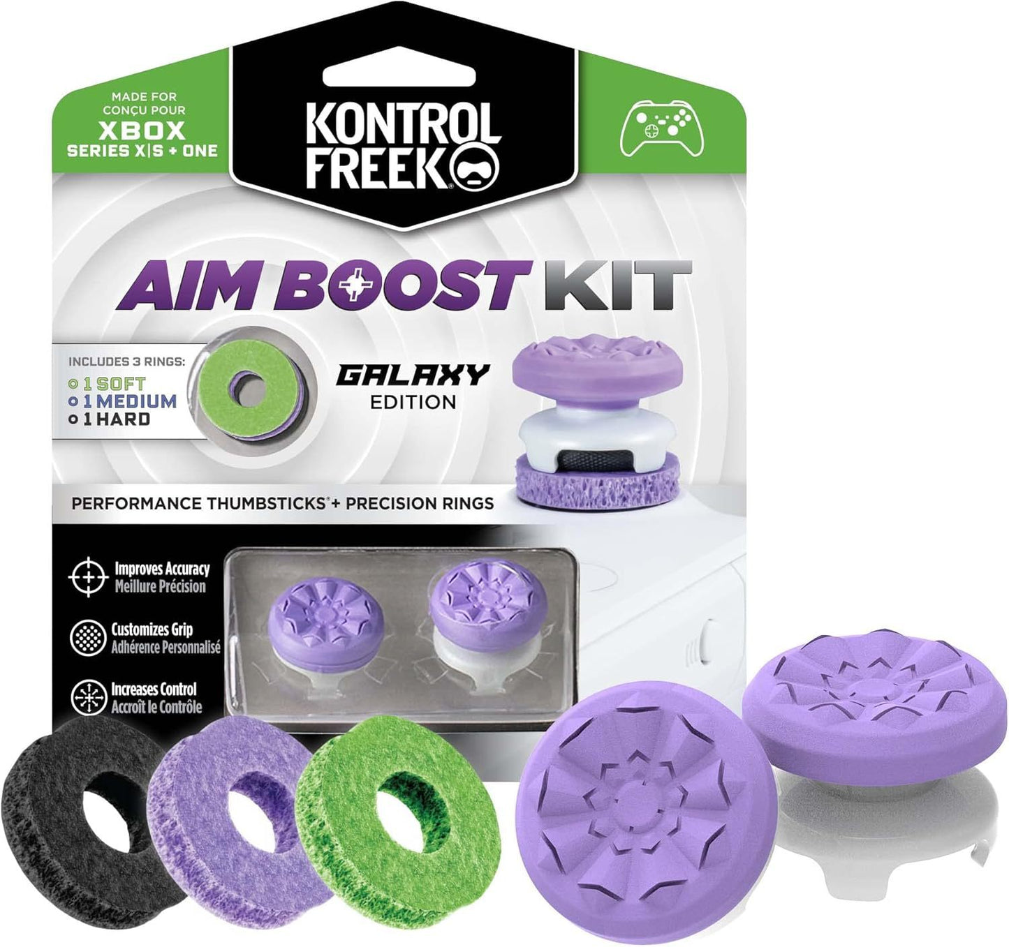 Xbox - Kontrolfreek Aim Boost Kit: Galaxy edition