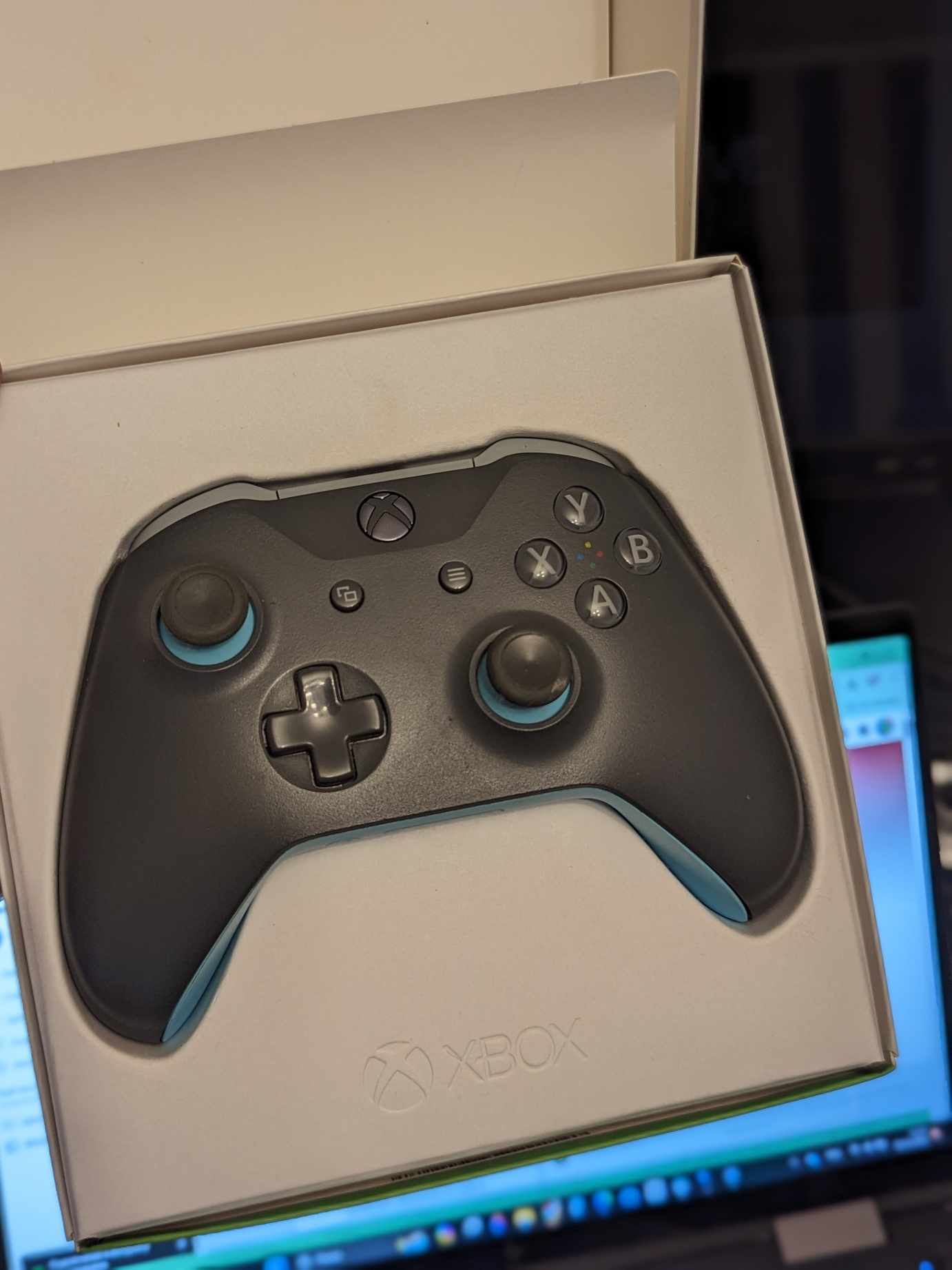 Microsoft Xbox One S Controller - Grey and Blue