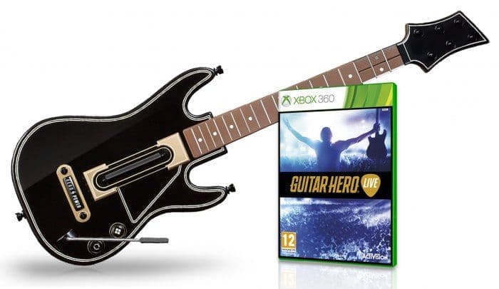 Xbox 360 - Guitar Hero Live * გიტარა, დისკი + დატენვადი ელემენტი