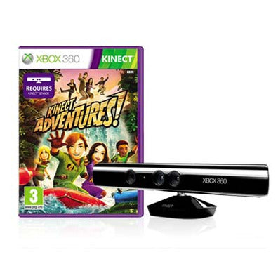 Xbox 360 Kinect Sensor + Kinect Adventure (used)