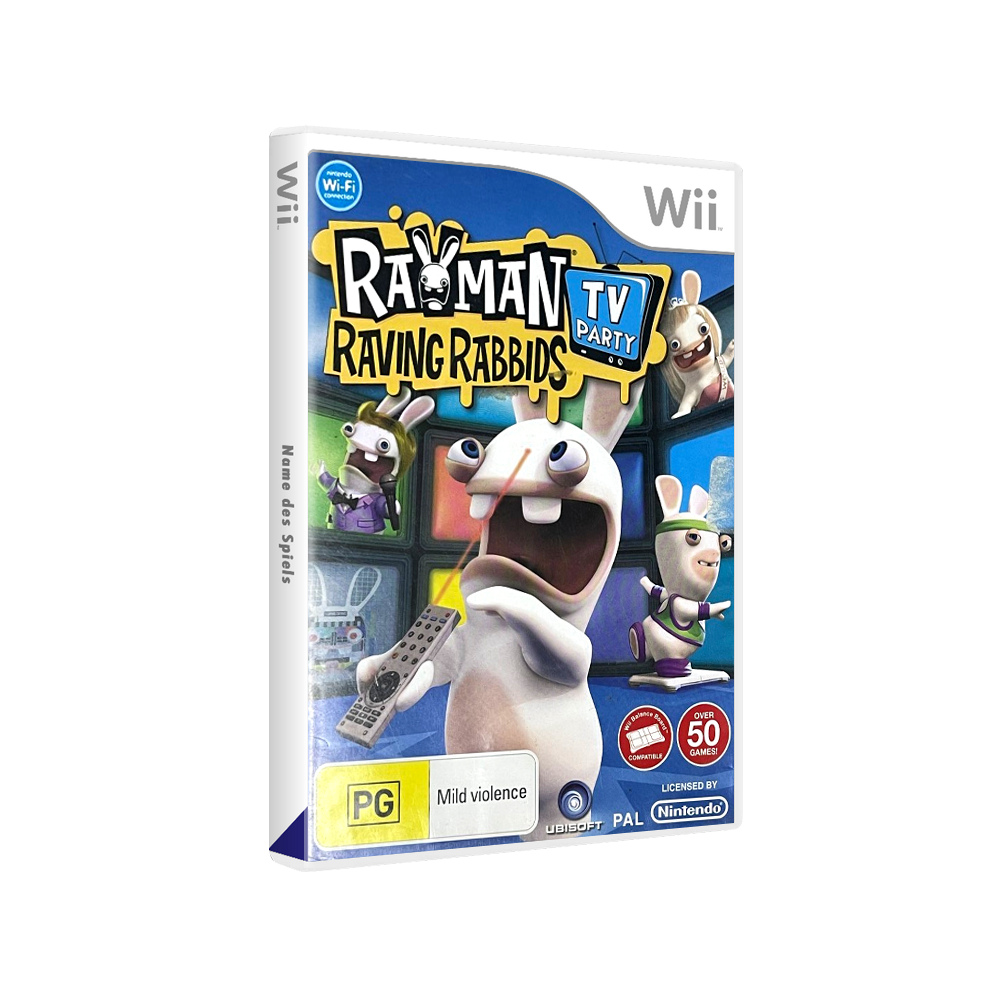 Nintendo Wii - RAYMAN /Raving Rabbids - TV Party