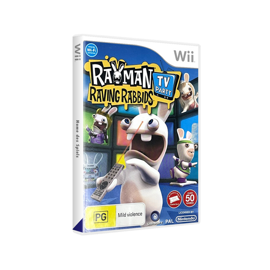 Nintendo Wii - RAYMAN /Raving Rabbids - TV Party