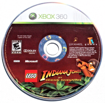 Xbox 360 ორიგინალი დისკები ყუთების გარეშე